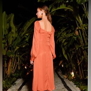 Farm rio satin dress XL